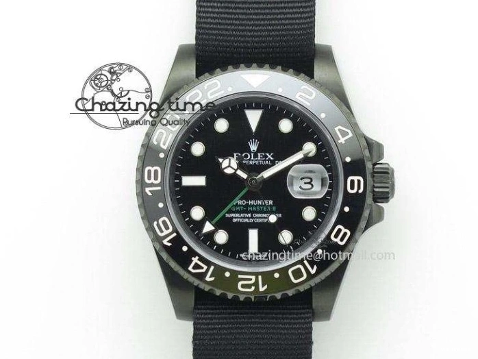 Black Black Rubber Strap on A7750 Best Daytona Ceramic Pusher Black 5GF Edition Dial Gray 0825